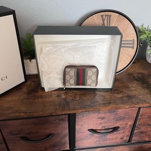 GUCCI Ophidia GG Card Case Wallet